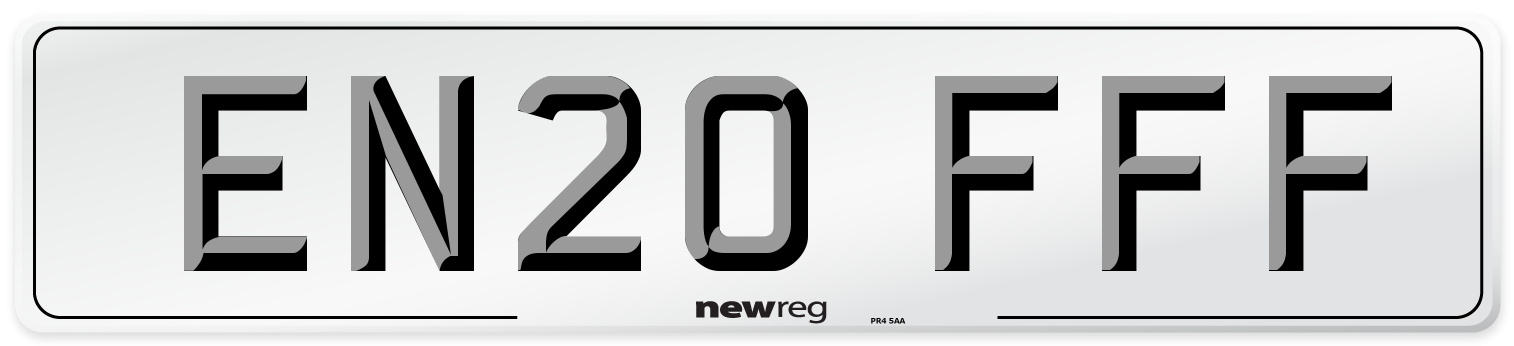 EN20 FFF Number Plate from New Reg